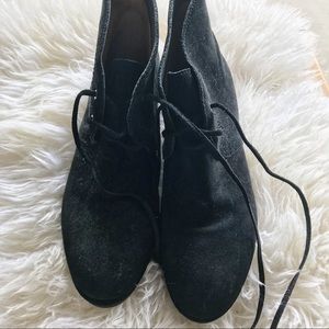 Via Spiga Black Suede Boots